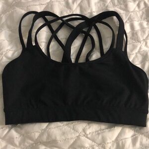 Victoria’s Secret Black Strappy Sports Bra